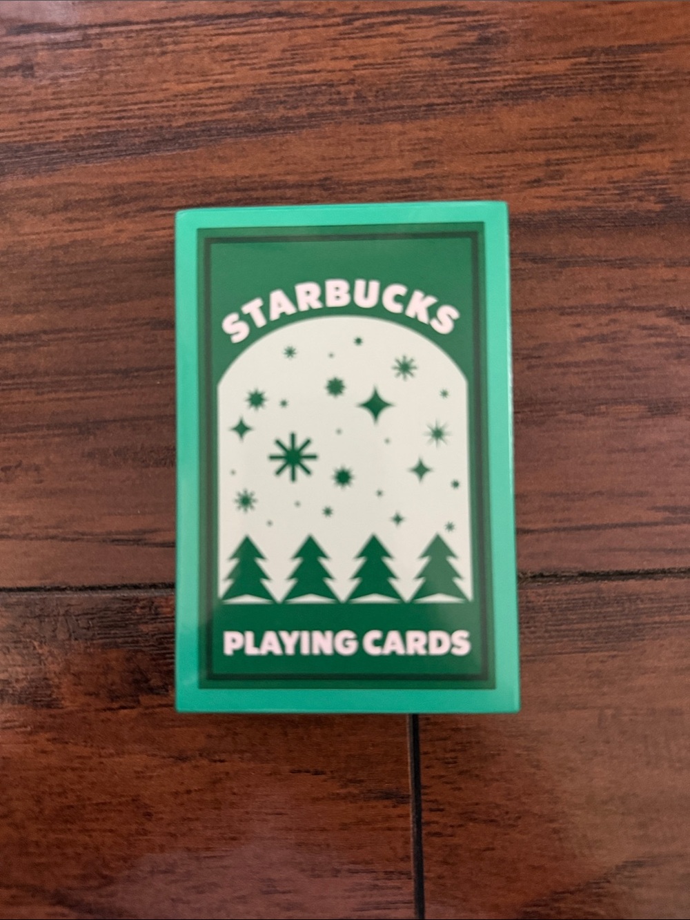 Starbucks Green and White Holiday Playing Cards